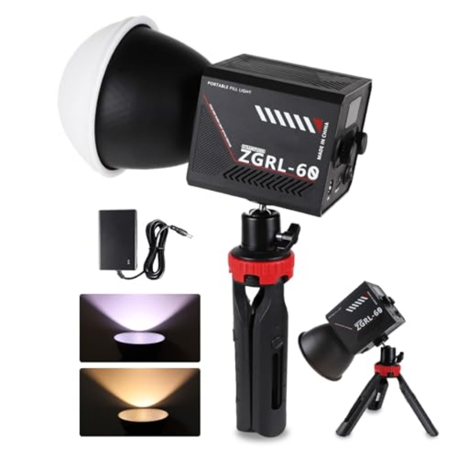 Przenośna lampa wideo LED COB  – Photography Lighting Handheld recenzja i cena