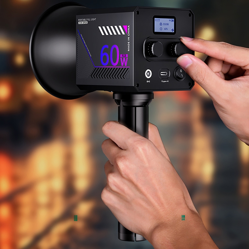 Lampa wideo RGB 60W, przenośna – Photography Lighting Meter recenzja i cena