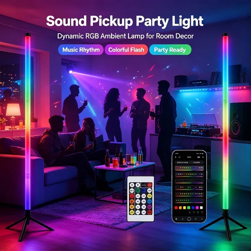 2 SZT. Lampa podłogowa RGB 120 – Photography Lighting Game recenzja i cena